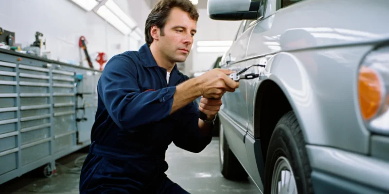 Comment réaliser le débosselage d'une voiture