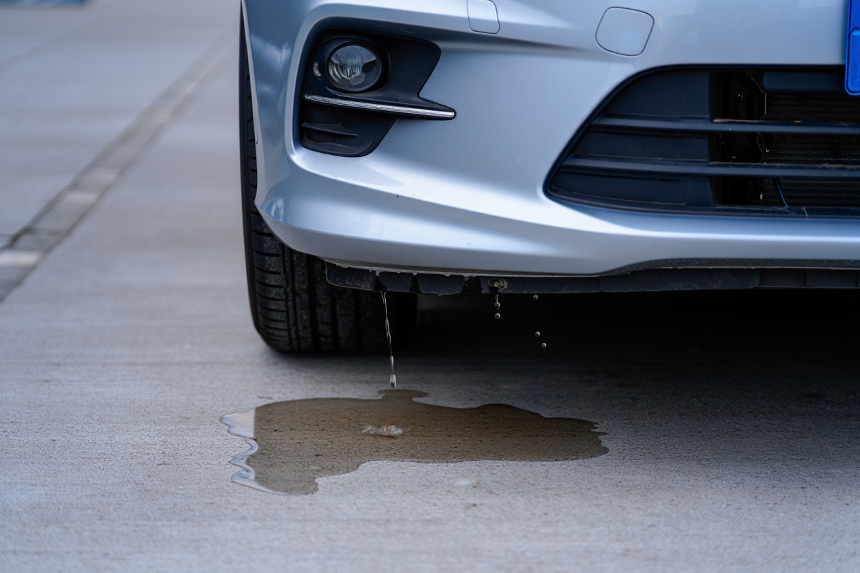 Fuite liquide voiture