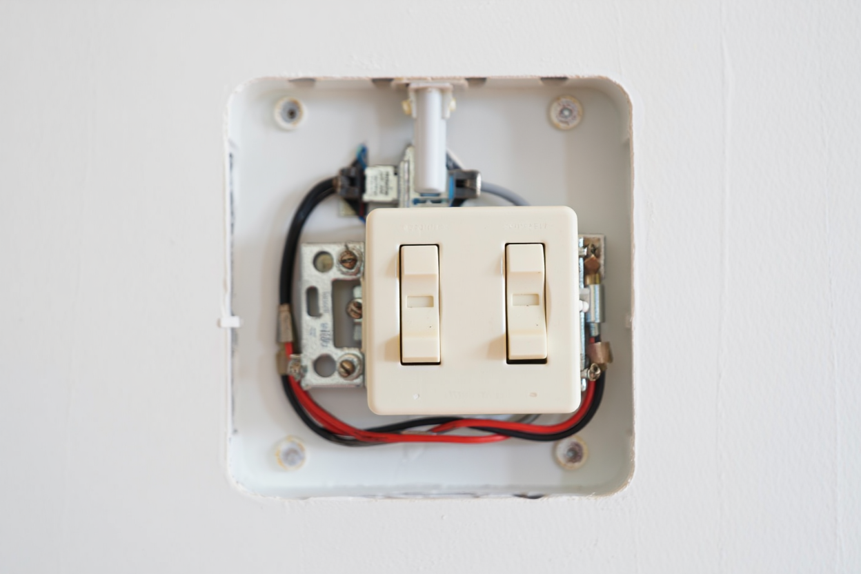 Comment réaliser le câblage d'un interrupteur double va et vient ?