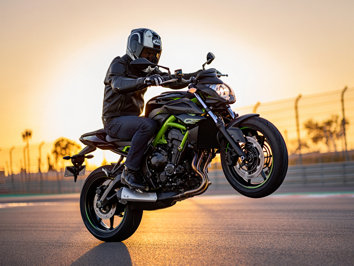 comment faire pencher sa moto : empatement moto