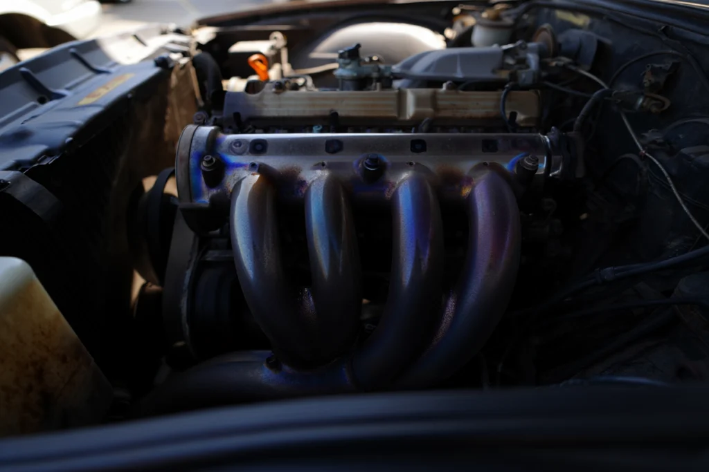 Collecteur d'échappement véhicule défectueux