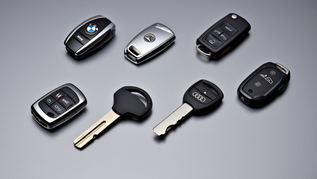 plusieurs transpondeurs de clés automobile