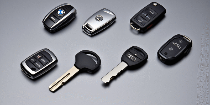 plusieurs transpondeurs de clés automobile