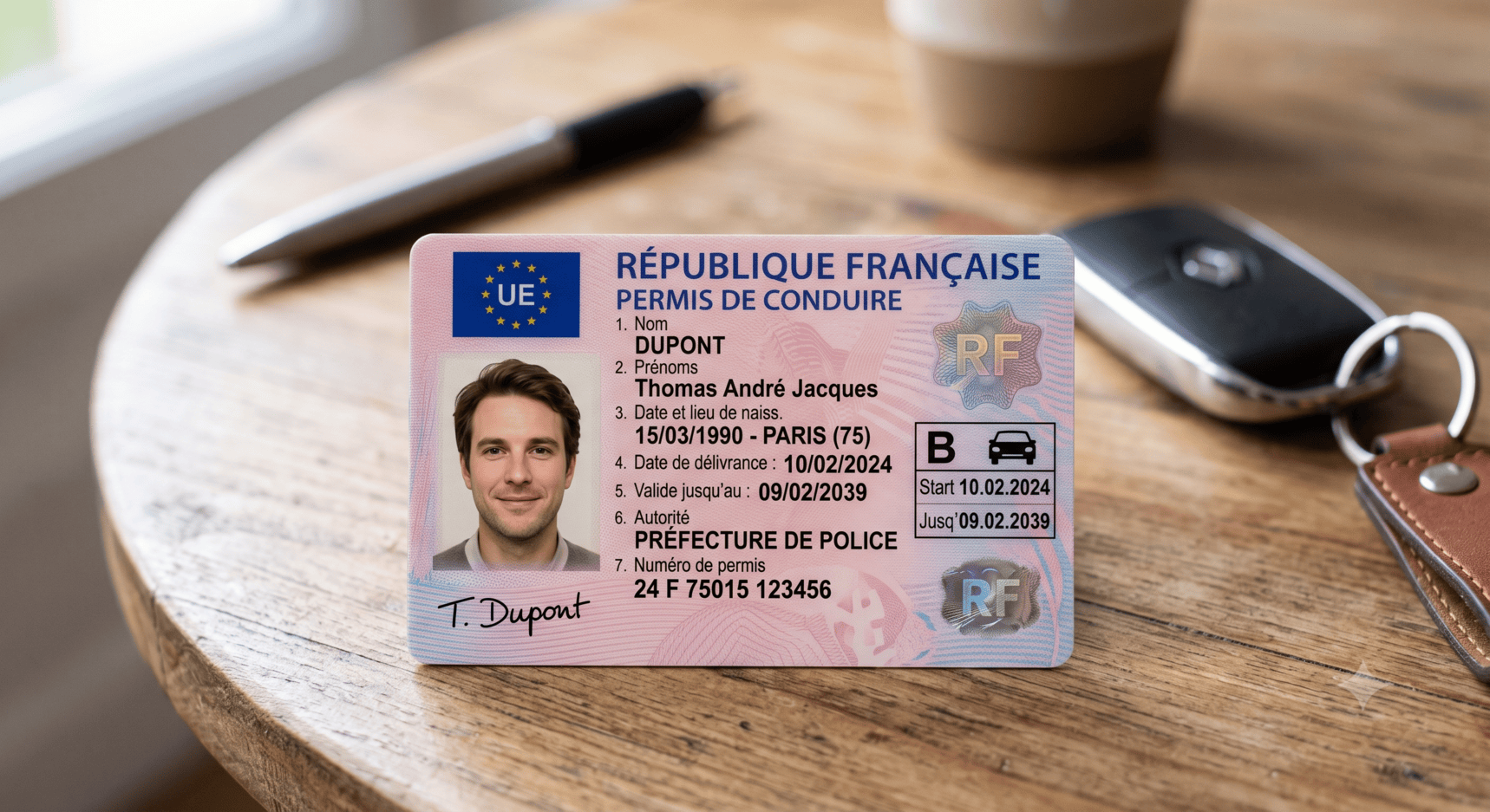 permis de conduire automobile